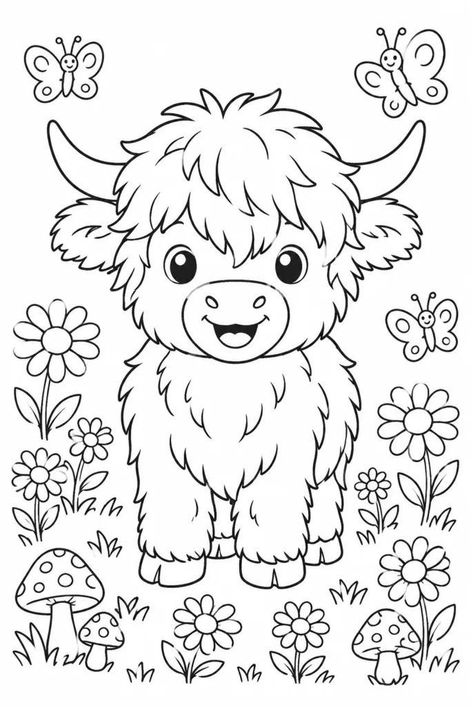 Cute animals Design 20 - Cute Animals Coloring Pages Free Printable for Kids