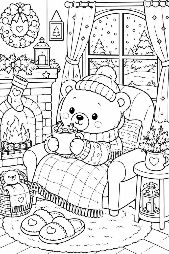 Cute animals Design 9 - Cute Animals Coloring Pages Free Printable for Kids