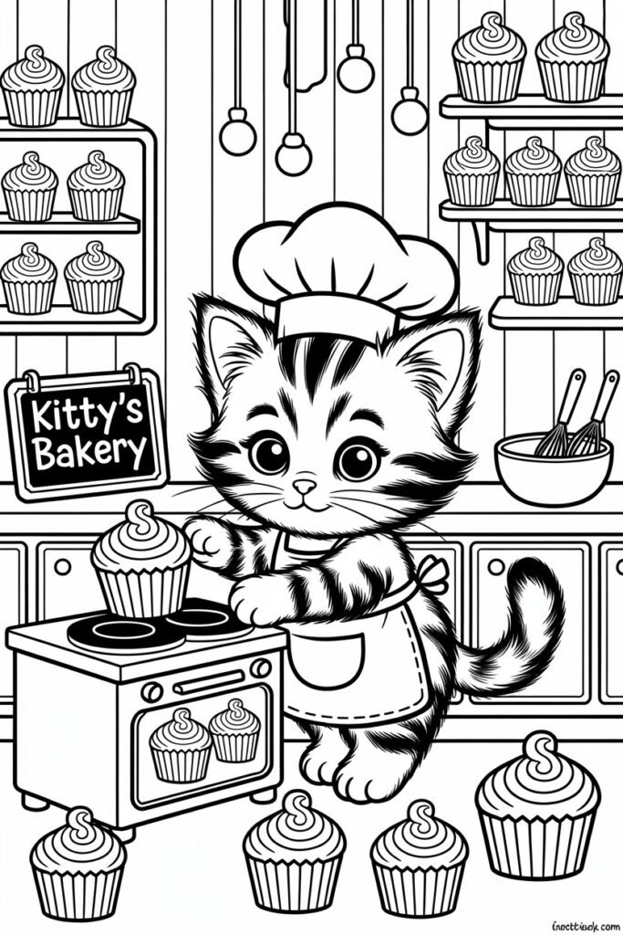 Cute animals Design 9 - Cute Animals Coloring Pages Free Printable for Kids
