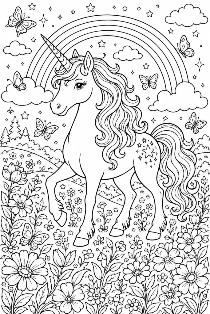 Fantasy Design 18 - Fantasy Coloring Pages Free Printable for Kids & Adults