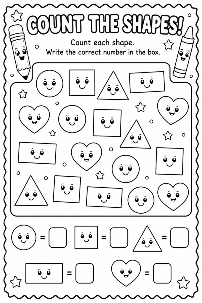 Math activity Design 17 - Math Worksheets Coloring Pages Free Printable