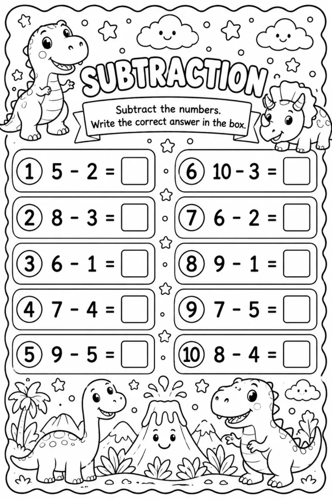 Math activity Design 18 - Math Worksheets Coloring Pages Free Printable