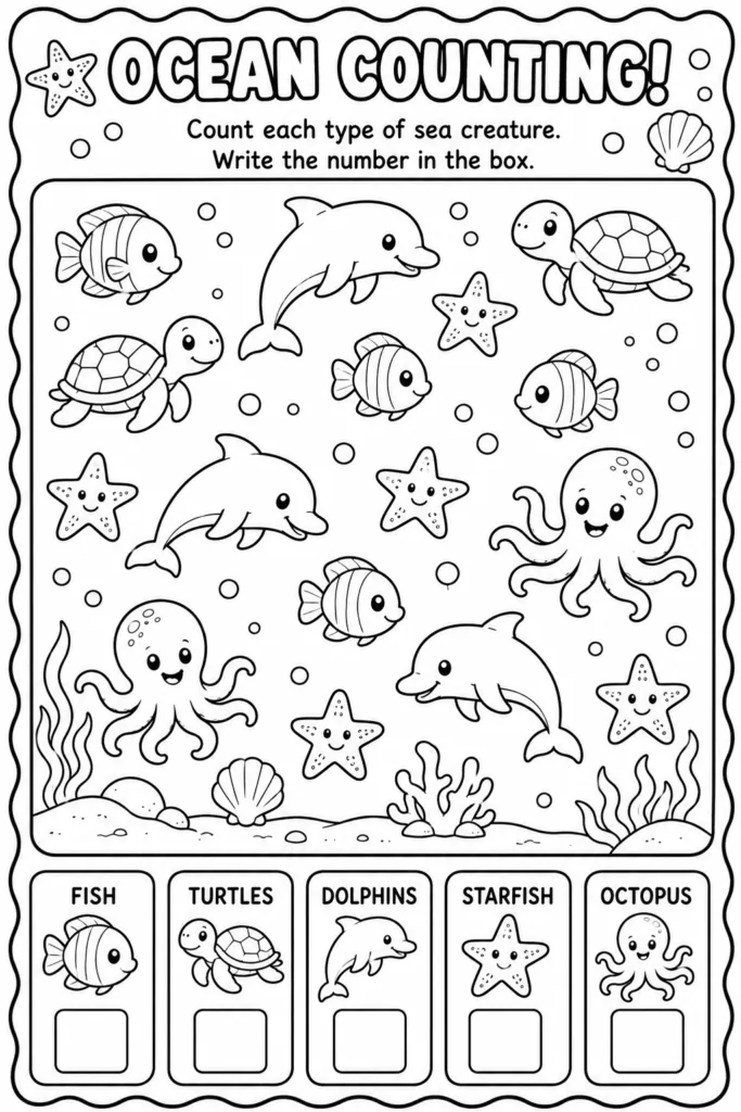 Math activity Design 8 - Math Worksheets Coloring Pages Free Printable