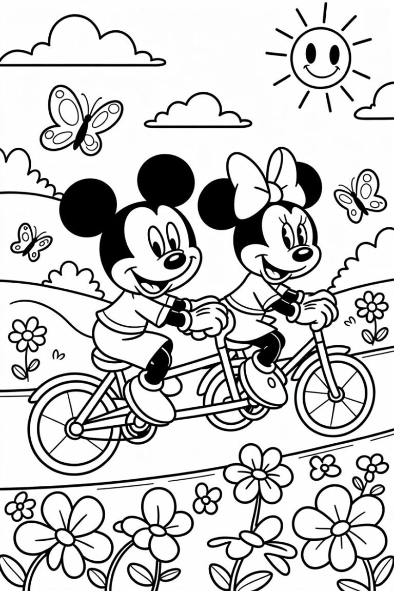 Mickey mouse - Mickey Mouse Coloring Pages Free Printable for Kids