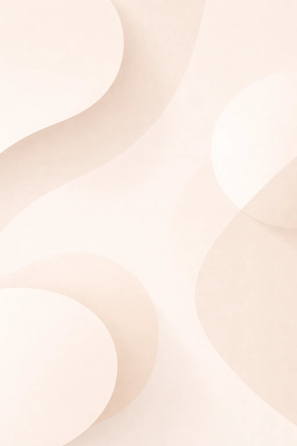 Soft beige abstract shapes circles - Aesthetic Wallpapers for Mobile - Stunning Minimal