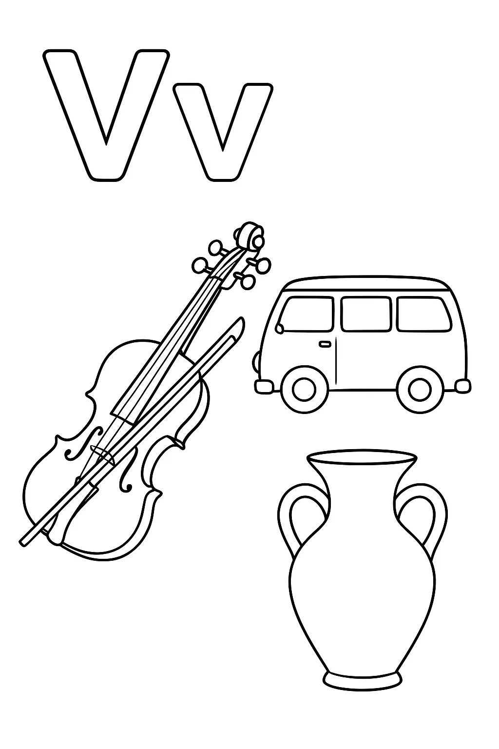 Vivid illustrations letter - Free Printable Alphabet Coloring Pages/Book with Pictures (Ultimate Guide for Kids & Parents!)