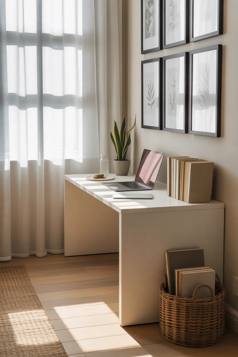 Aesthetic corner setup ideas Design 3 - Aesthetic Corner Setup Ideas: 5 Free Cozy & Cute Desk Inspo