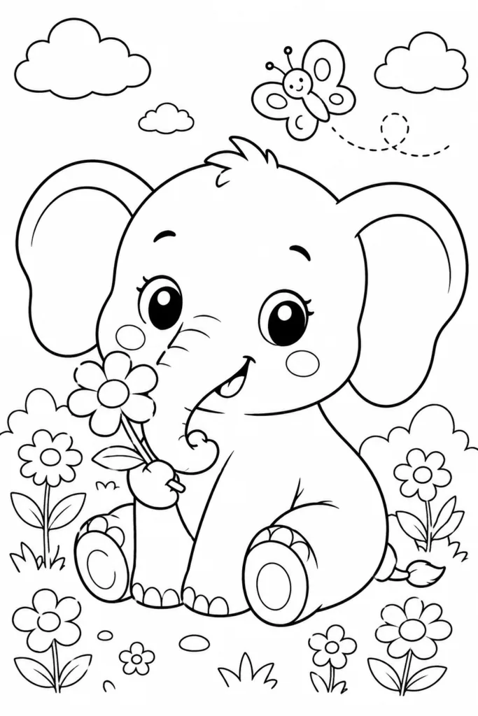Aimals Design 4 - Animals Coloring Pages Free Printable for Kids