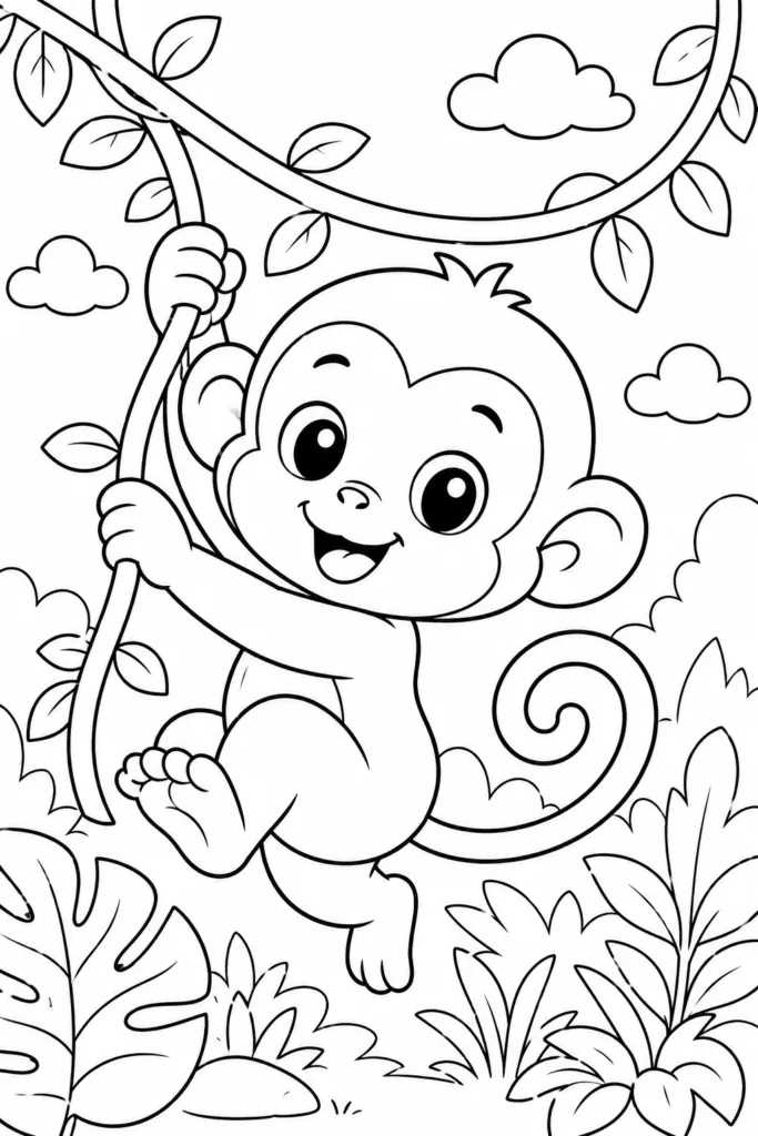 Aimals Design 6 - Animals Coloring Pages Free Printable for Kids