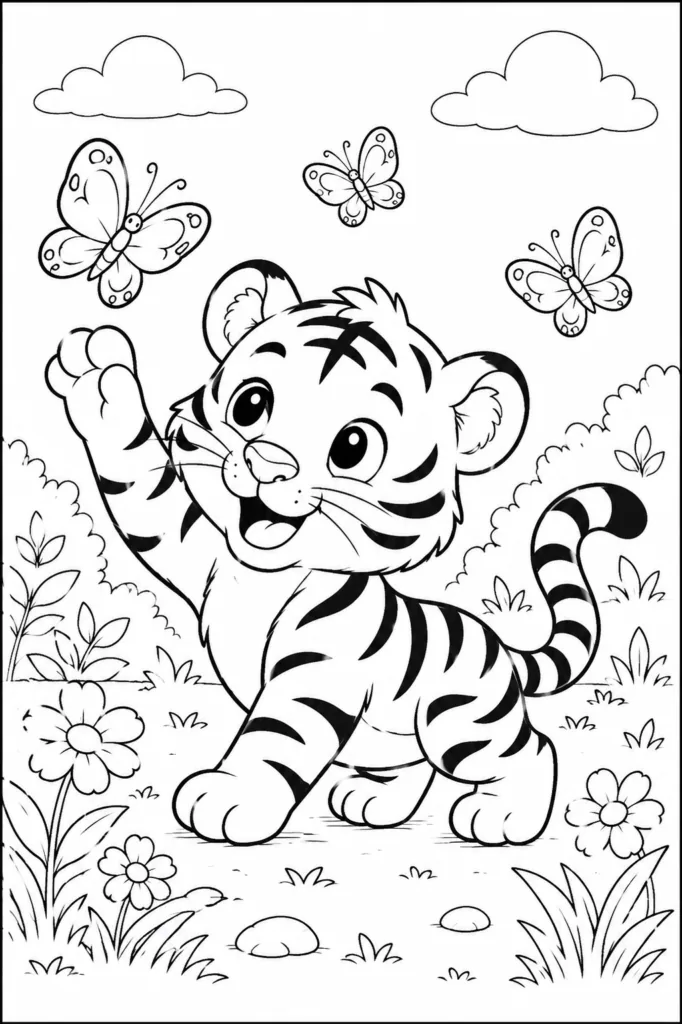 Aimals Design 7 - Animals Coloring Pages Free Printable for Kids