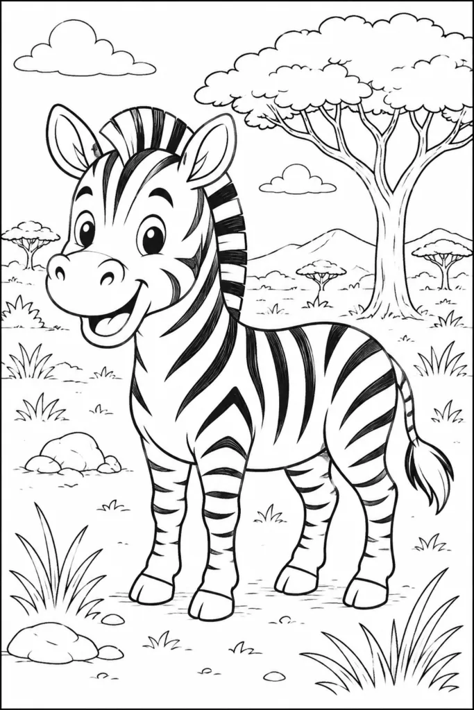 Aimals Design 8 - Animals Coloring Pages Free Printable for Kids