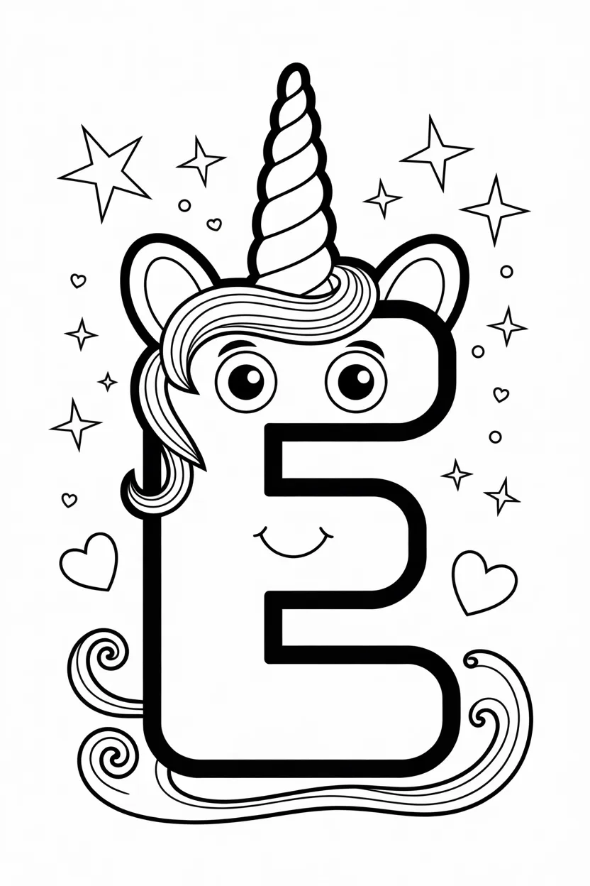 Alphabet letter elephant - Alphabet Letter E Coloring Pages Free Printable