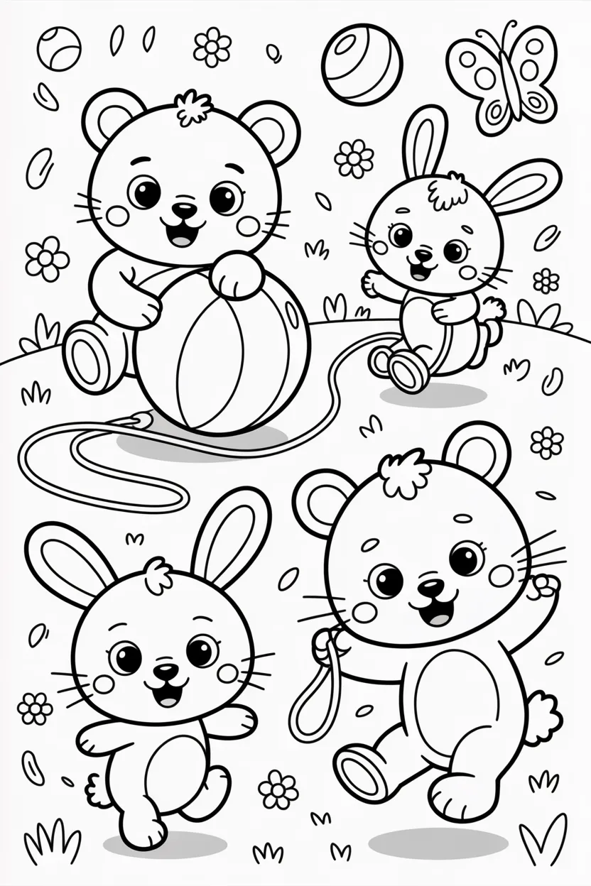 Animals fox - Animals Coloring Pages Free Printable for Kids