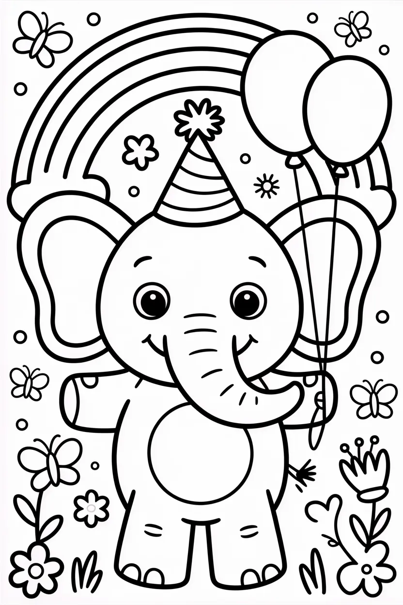 Animals Design 3 - Animals Coloring Pages Free Printable for Kids