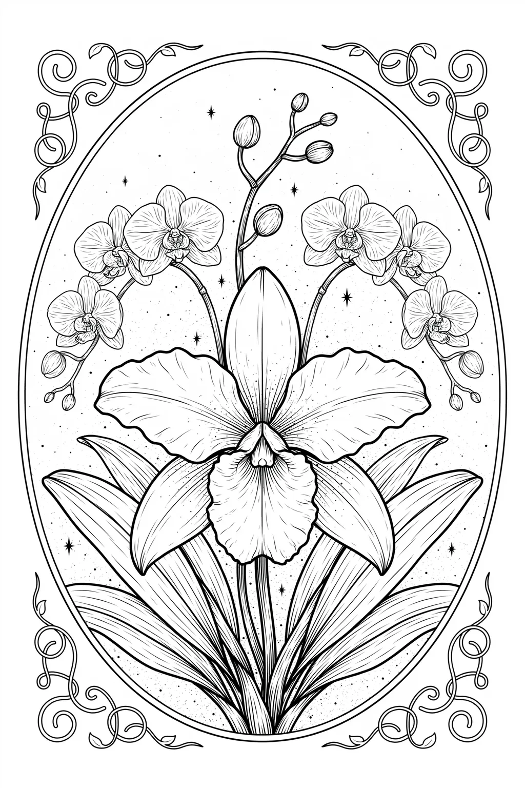 Blossom Design 1 - Blossom Coloring Pages Free Printable - Beautiful Floral