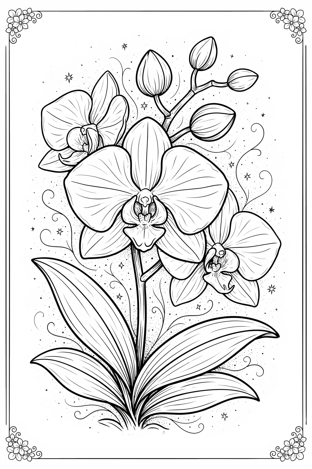 Blossom Design 3 - Blossom Coloring Pages Free Printable - Beautiful Floral