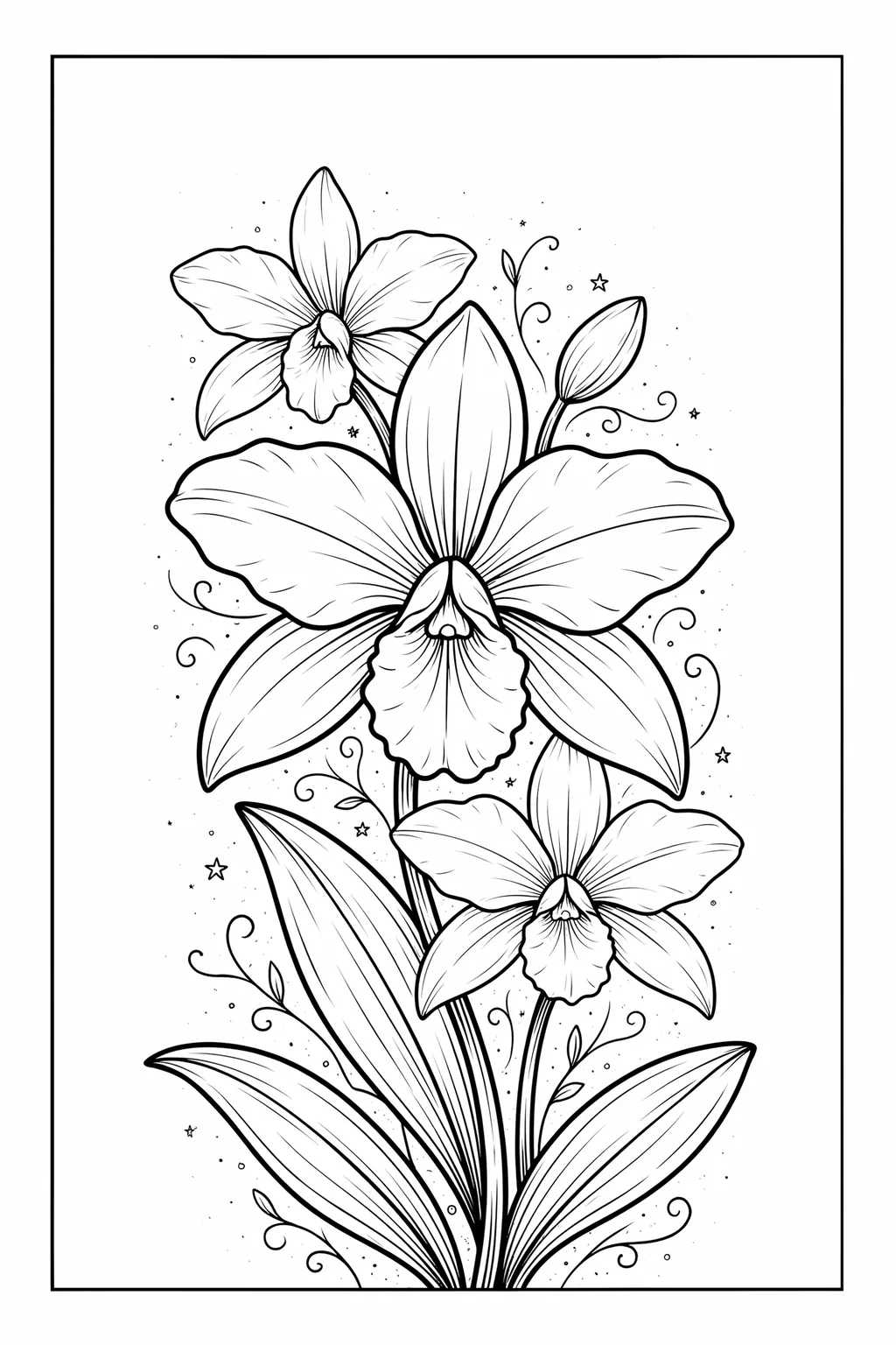 Blossom Design 4 - Blossom Coloring Pages Free Printable - Beautiful Floral
