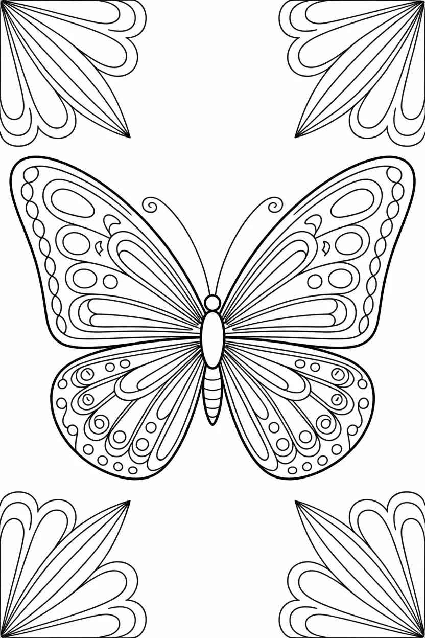 Butterfly lilac fritillary - Butterfly Coloring Pages Free Printable for Kids - Beaut