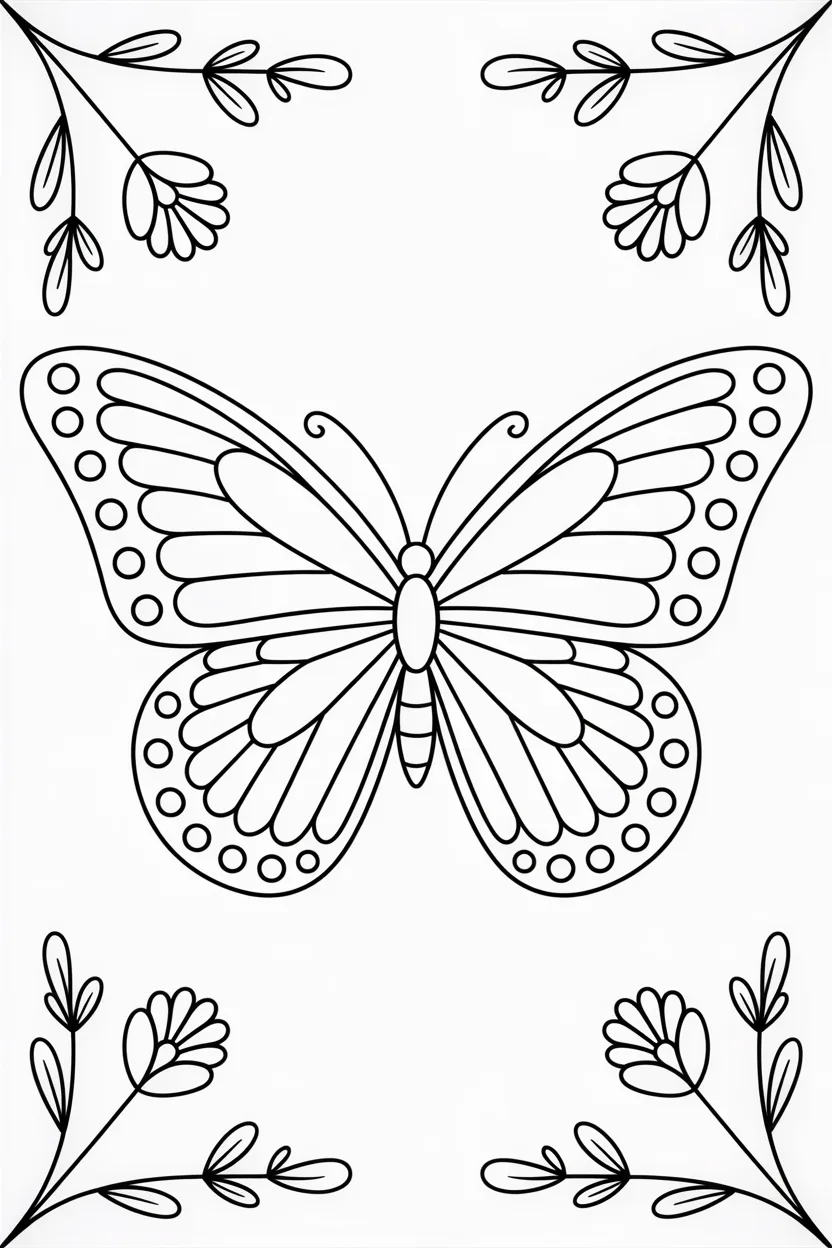 Butterfly violet swallowtail - Butterfly Coloring Pages Free Printable for Kids - Beaut