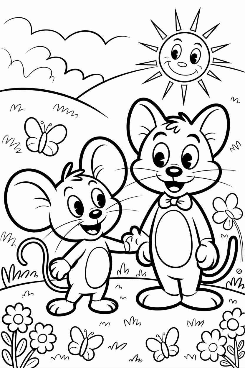Cartoon character - Cartoon Character Coloring Page Free Printable — Fun, Easy, and Kid-Approved! (6)