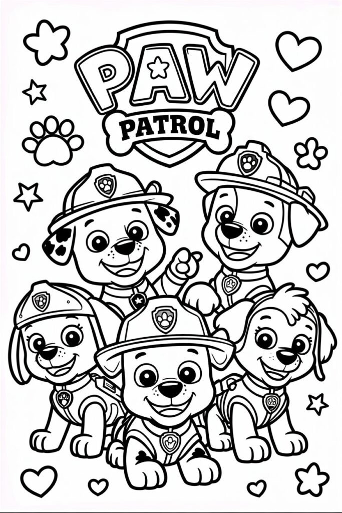 Cartoon Design 14 - Cute Cartoon Coloring Pages Free Printable for Kids