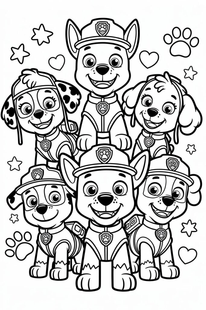 Cartoon Design 2 - Cute Cartoon Coloring Pages Free Printable for Kids