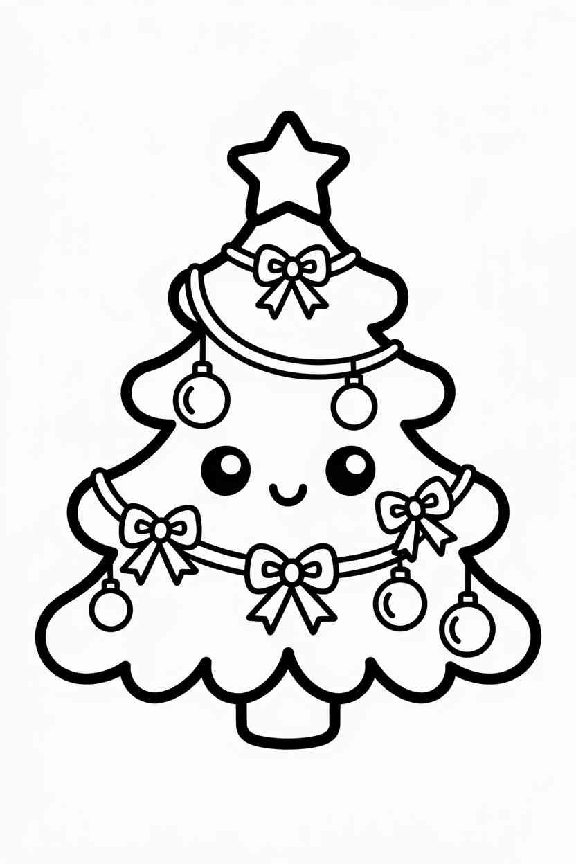 Christmas tree - Christmas Tree Coloring Pages Free Printable – Fun Holiday Activities for Kids & Classrooms