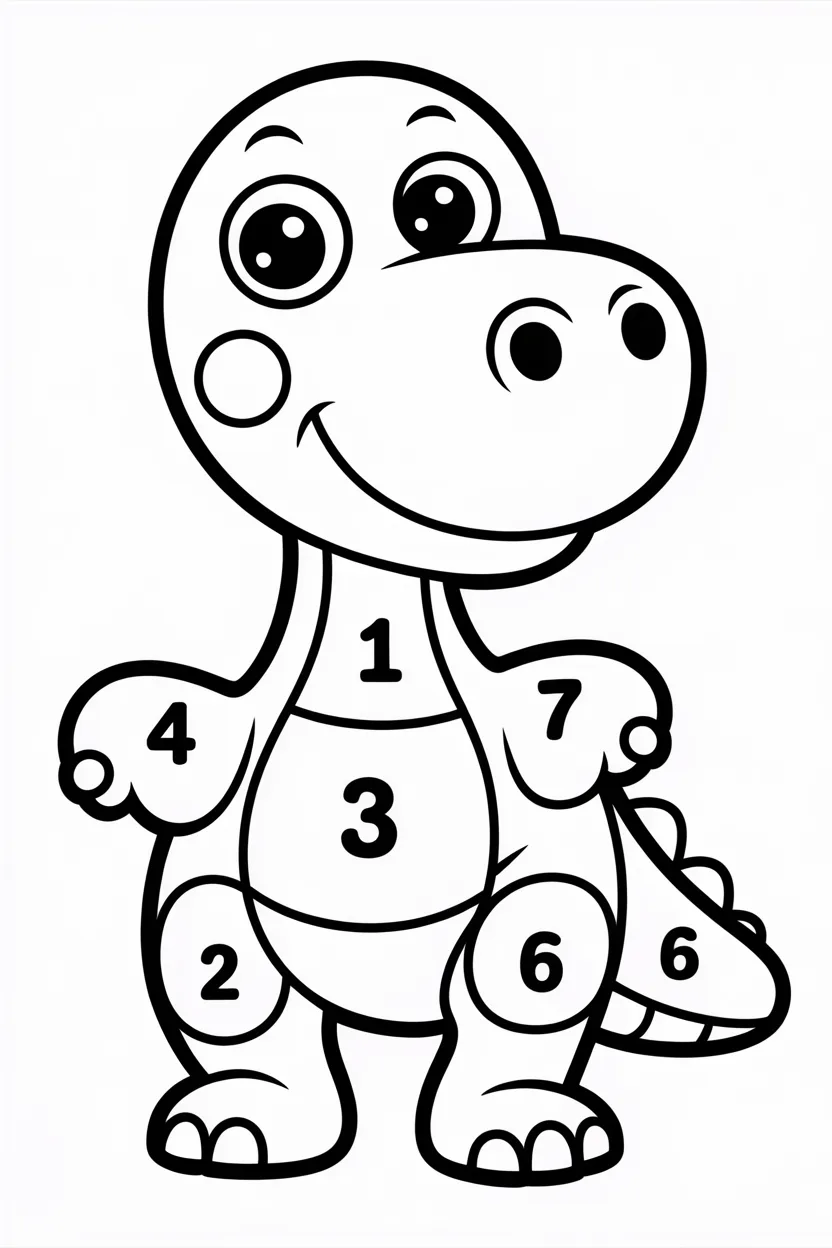 Color numbers activity Design 3 - Color by Numbers Activity Pages Free Printable for