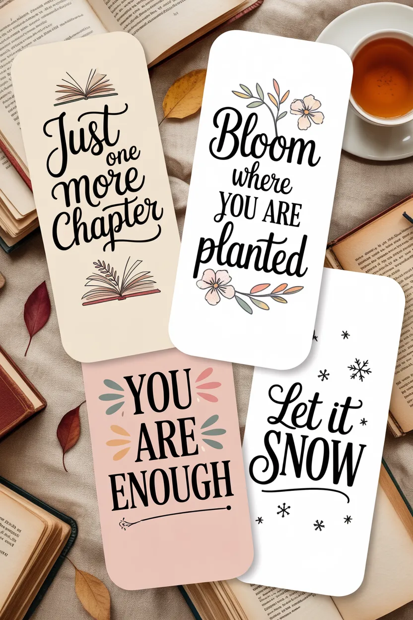 Cute Design 2 - Cute Bookmarks Free Printable - Every Reader