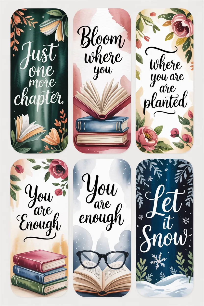 Cute Design 4 - Cute Bookmarks Free Printable - Every Reader
