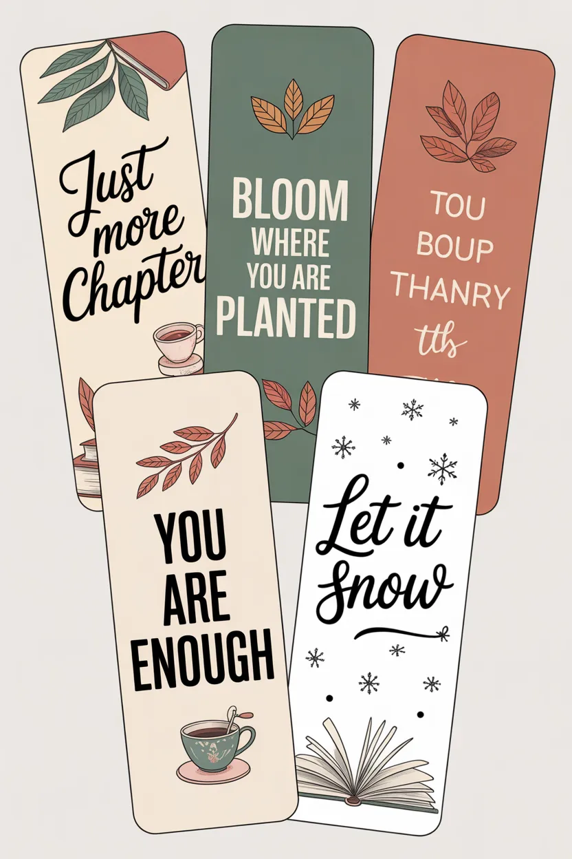 Cute Design 5 - Cute Bookmarks Free Printable - Every Reader