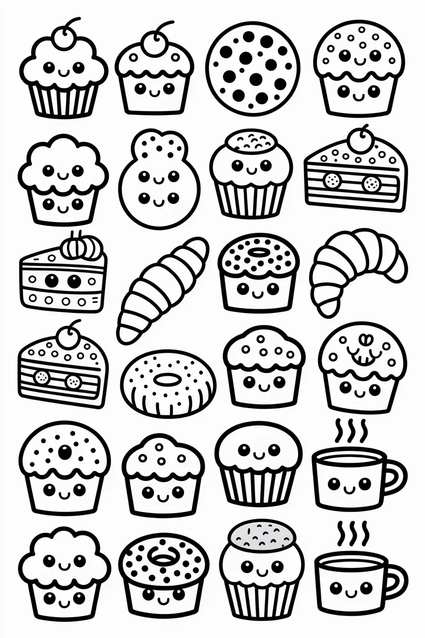 Doodle Design 1 - Doodle Coloring Pages Free Printable for Kids - Cute (2)