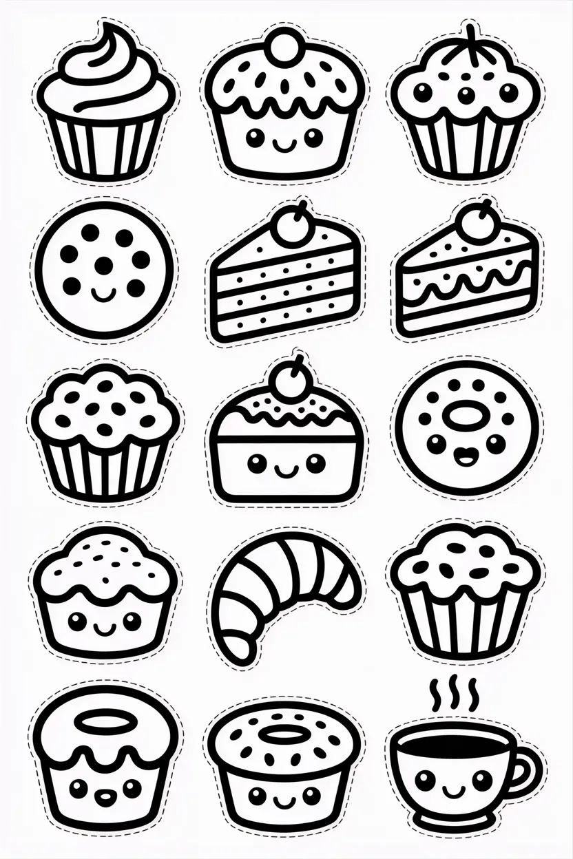 Doodle Design 1 - Doodle Coloring Pages Free Printable for Kids - Cute (3)