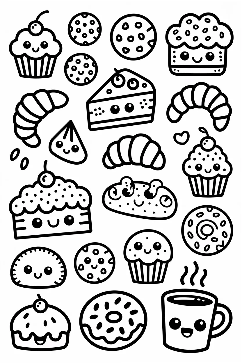 Doodle Design 1 - Doodle Coloring Pages Free Printable