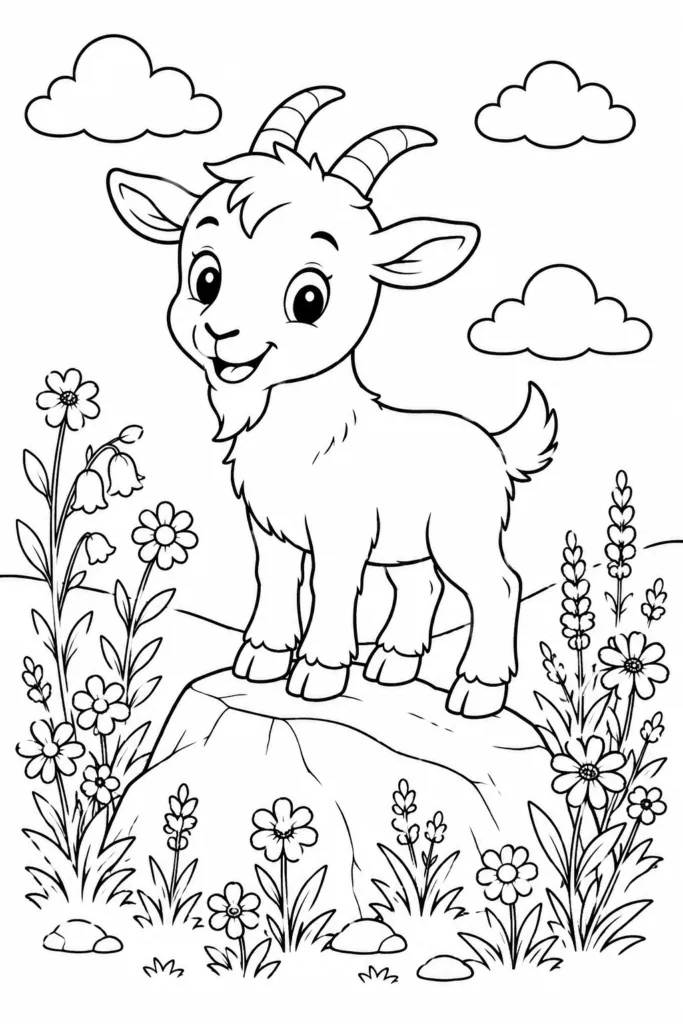 Farm animals Design 15 - Farm Animals Coloring Pages Free Printable for Kids