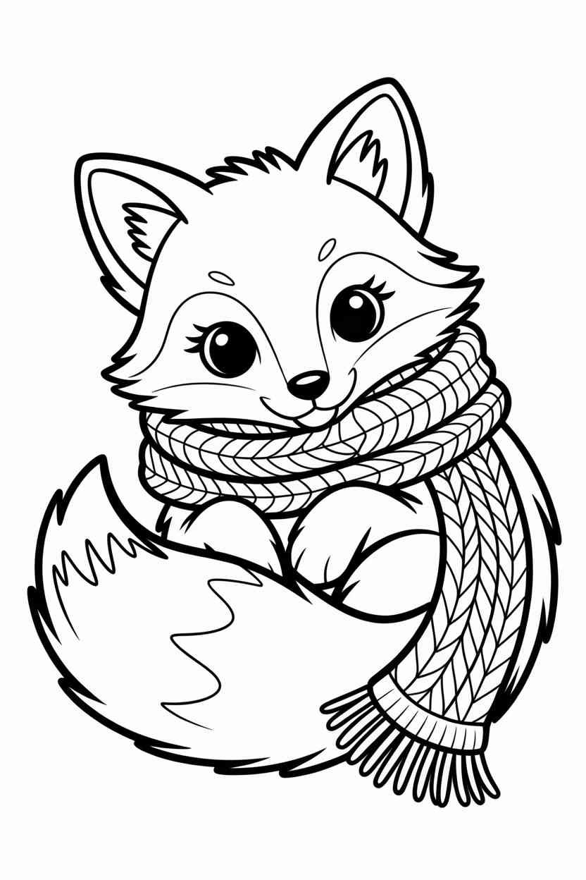 Fox fun - Fox Coloring Pages Free Printable – Fun, Cute & Educational Coloring Sheets for Kids (3)