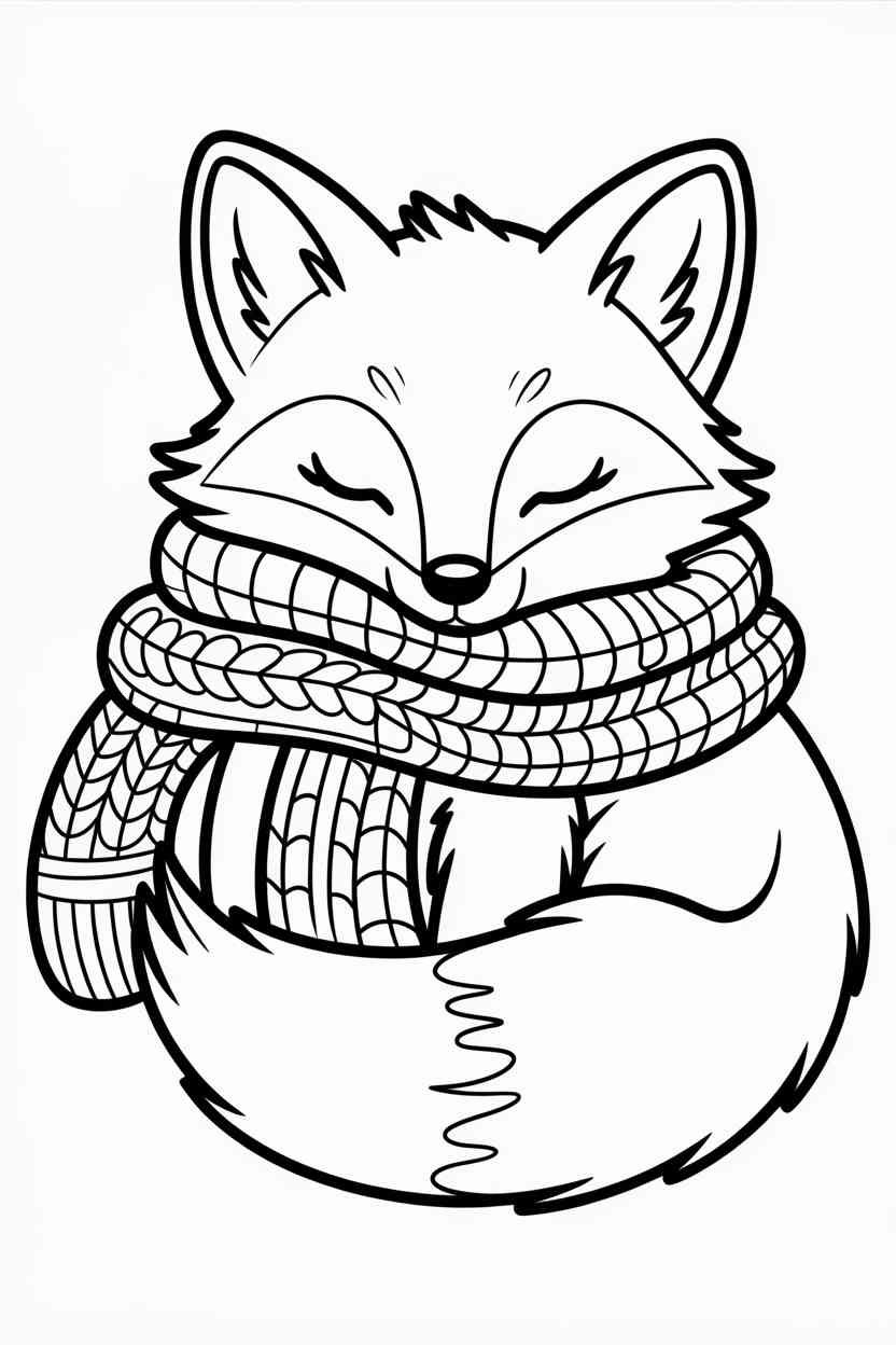 Fox fun - Fox Coloring Pages Free Printable – Fun, Cute & Educational Coloring Sheets for Kids (4)