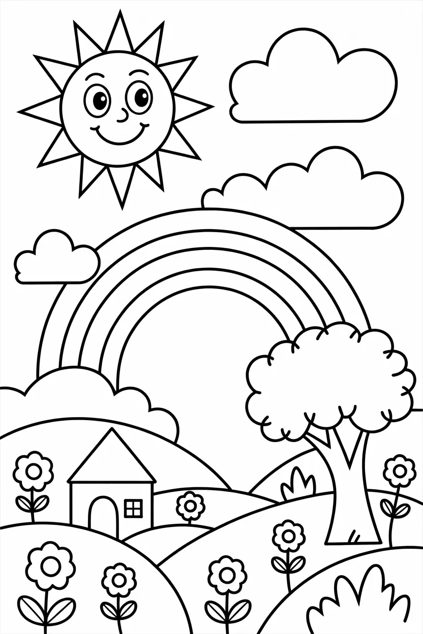 Kids Design 2 - Free Kids Coloring Pages Free Printable for Kids