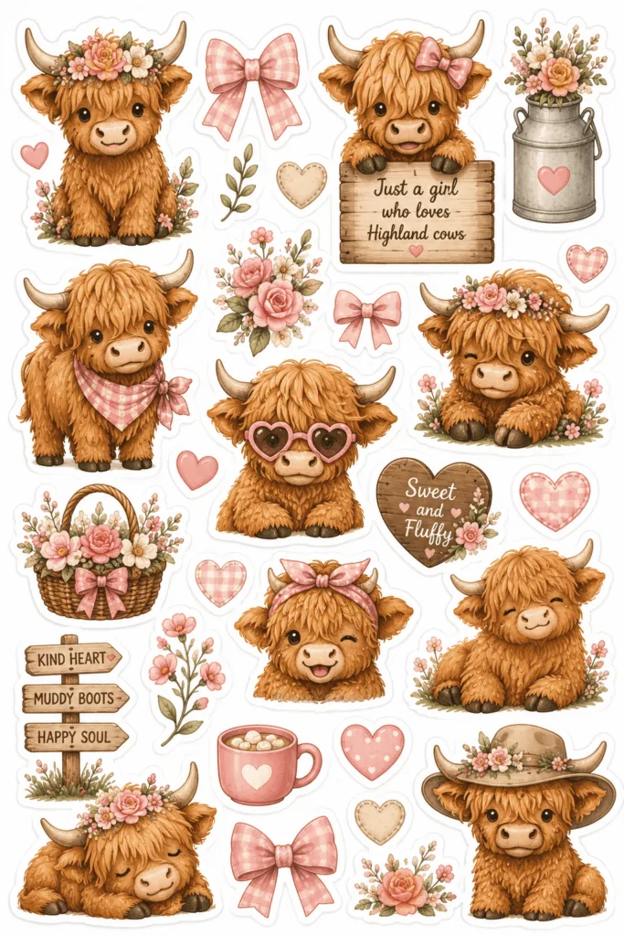 Kawaii stickers Design 15 - Kawaii Stickers Sheets Free Printable - Cute