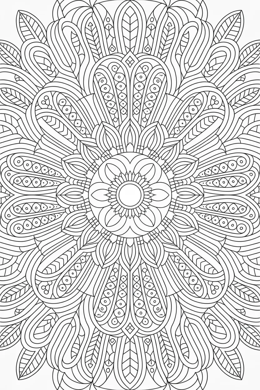 Mandala Design 7 - Mandala Coloring Pages Free Printable - Beautiful Relax