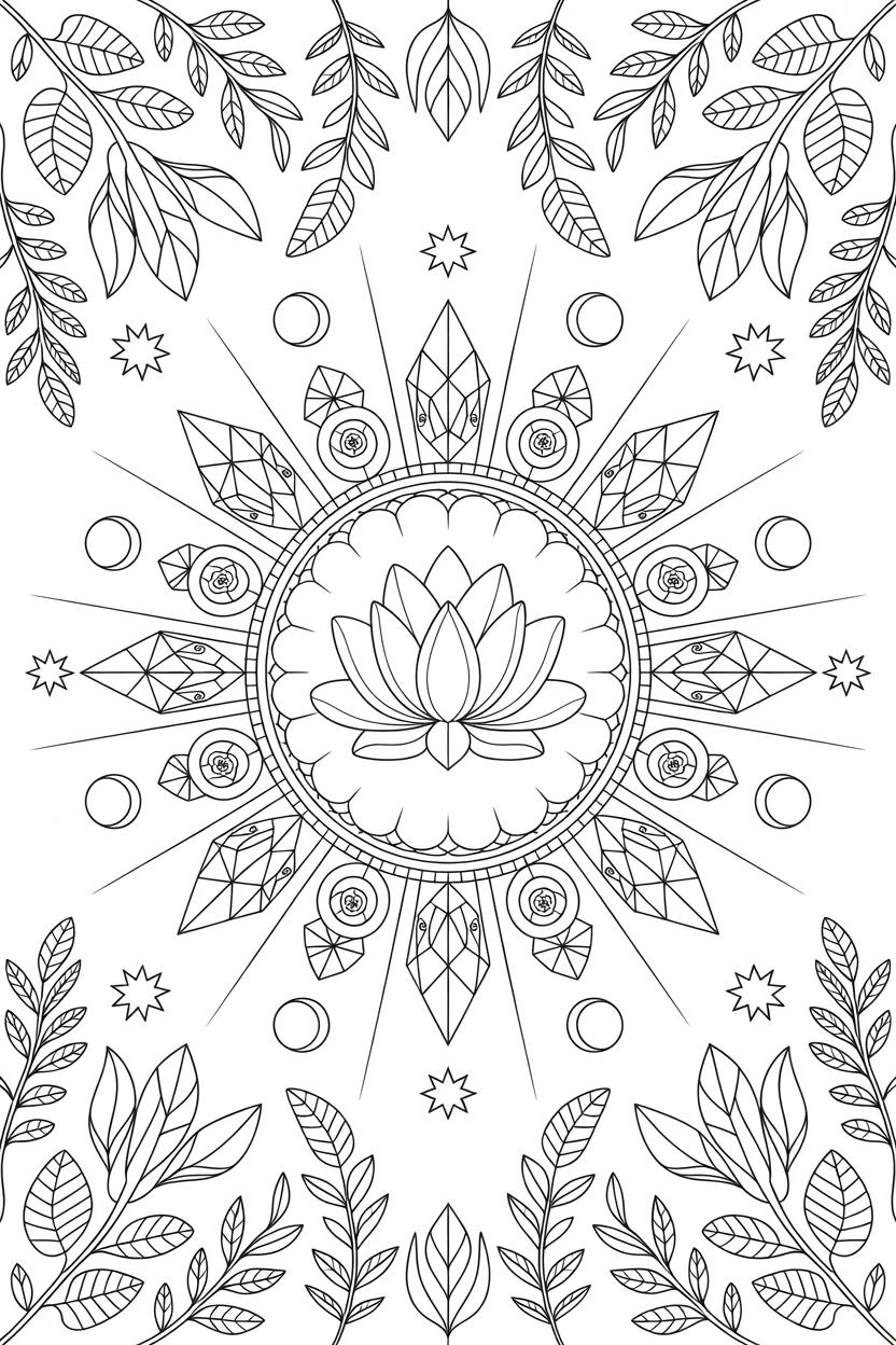 Mandala Design 4 - Mandala Coloring Pages Free Printable - Beautiful Relax