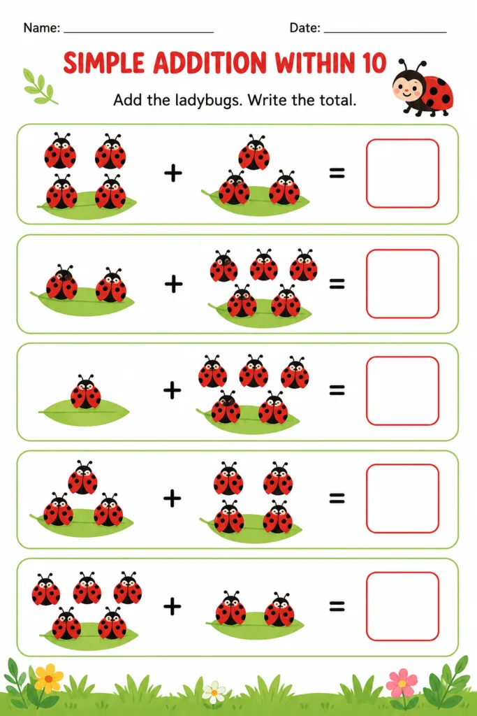 Math activities Design 4 - Math Worksheets and Activities Free Printables - Learning