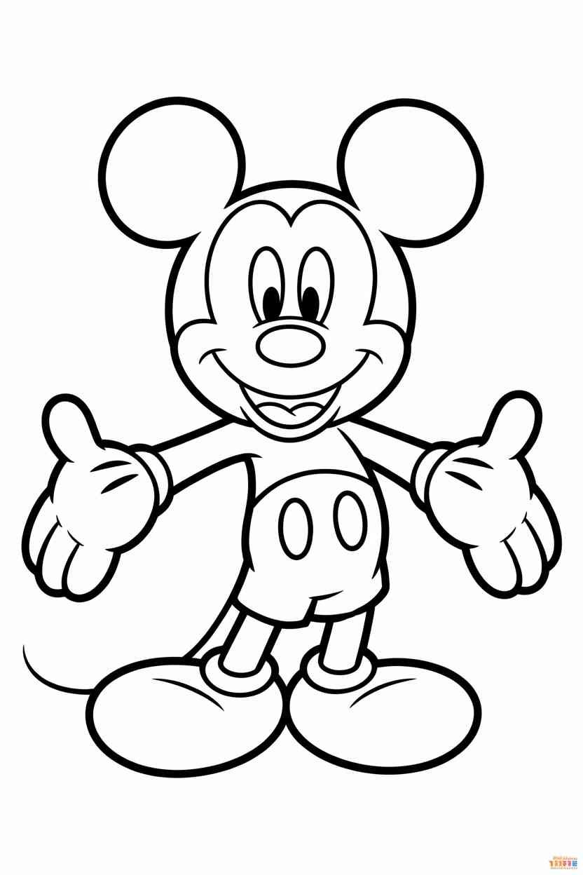 Mickey mouse - Mickey Mouse Coloring Pages Free Printable – Fun, Learning & Screen-Free Joy for Kids