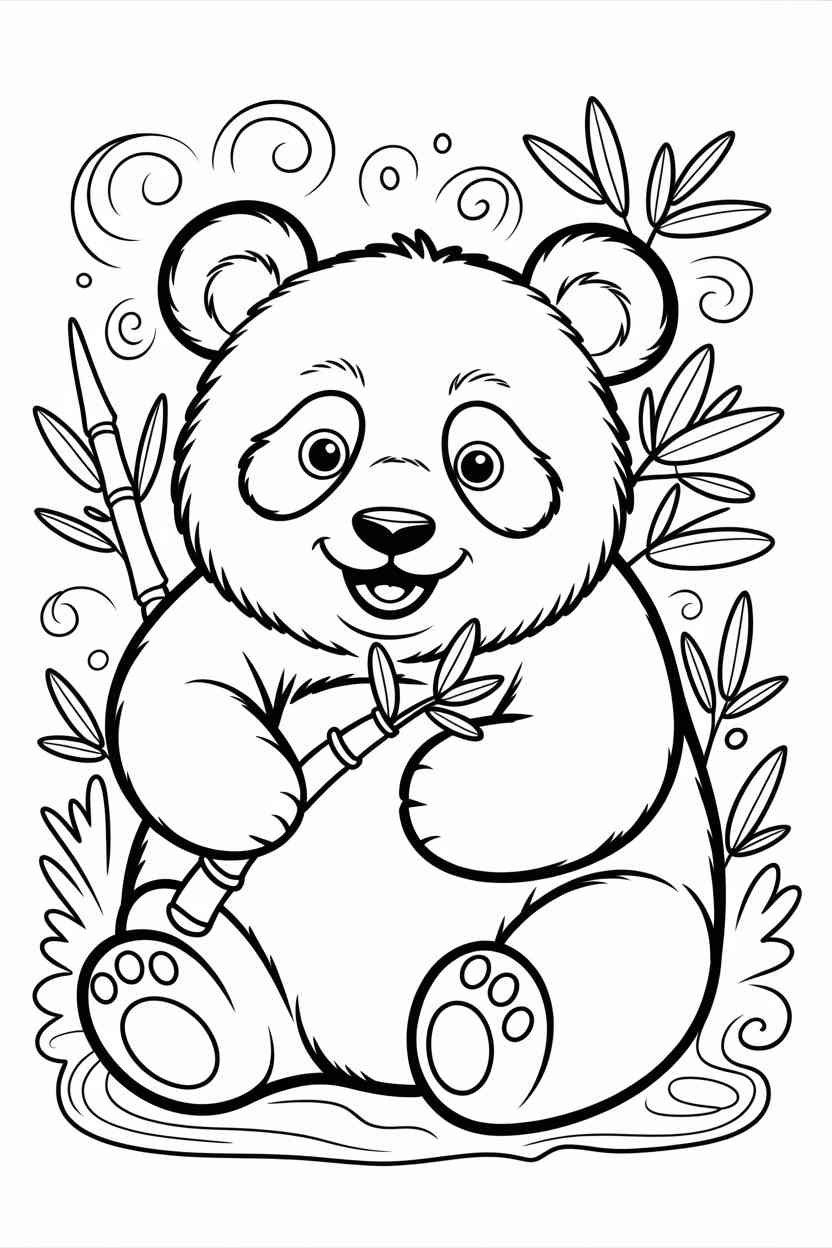 Panda cute - Panda Coloring Pages Free Printable — Cute, Calm, and Perfect for Kids