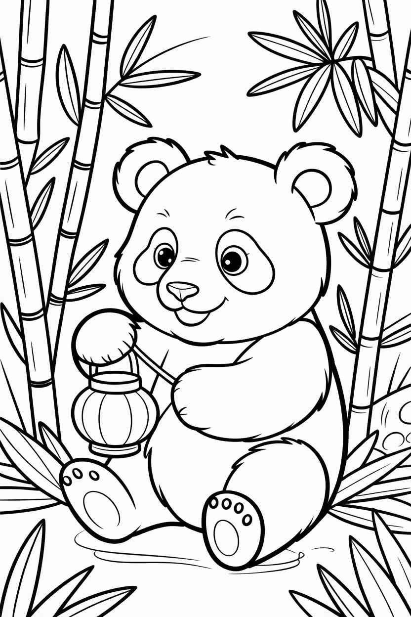 Panda cute - Panda Coloring Pages Free Printable — Cute, Calm, and Perfect for Kids (2)