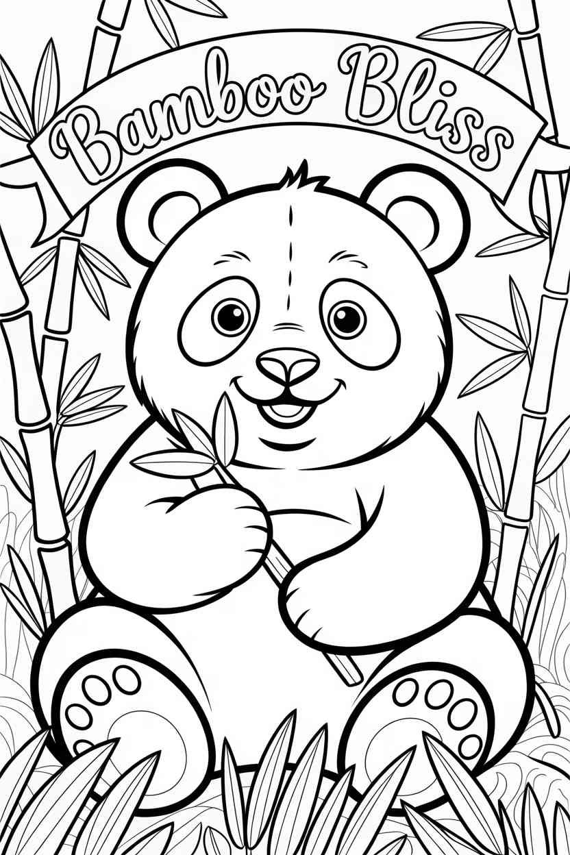 Panda cute - Panda Coloring Pages Free Printable — Cute, Calm, and Perfect for Kids (4)