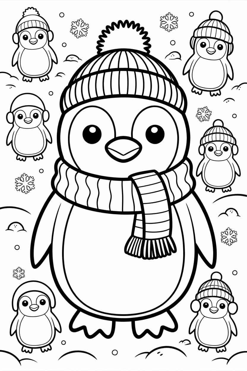 Penguin - Free Penguin Coloring Pages Free Printable