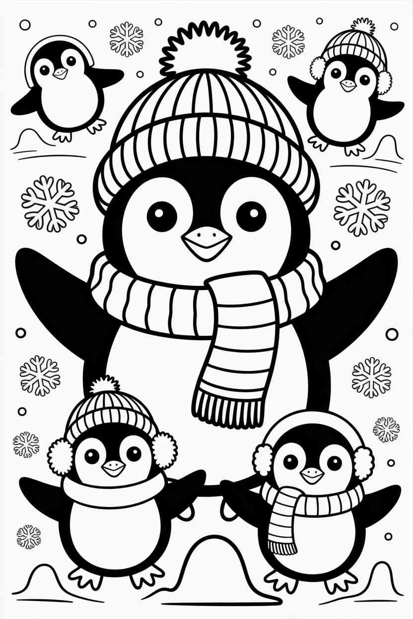 Penguin - Free Penguin Coloring Pages Free Printable (2)