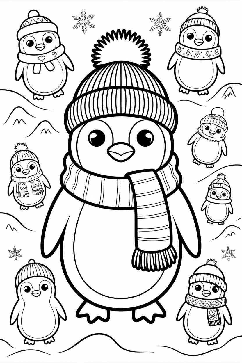Penguin - Free Penguin Coloring Pages Free Printable (3)