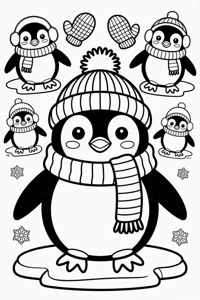 Penguin - Free Penguin Coloring Pages Free Printable (4)